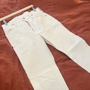 Wrangler 13MWZ White Cotton Jeans 32x30